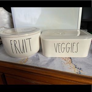 RAE DUNN FOOD CONTAINERS